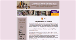 Desktop Screenshot of drywallhowto.com