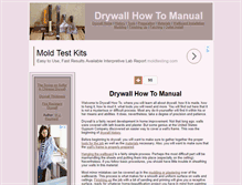 Tablet Screenshot of drywallhowto.com
